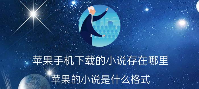 苹果手机下载的小说存在哪里 苹果的小说是什么格式？